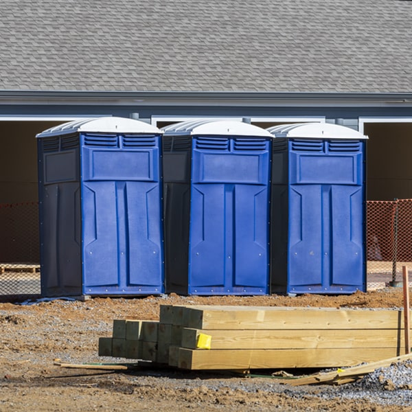 can i customize the exterior of the porta potties with my event logo or branding in Gutierrez